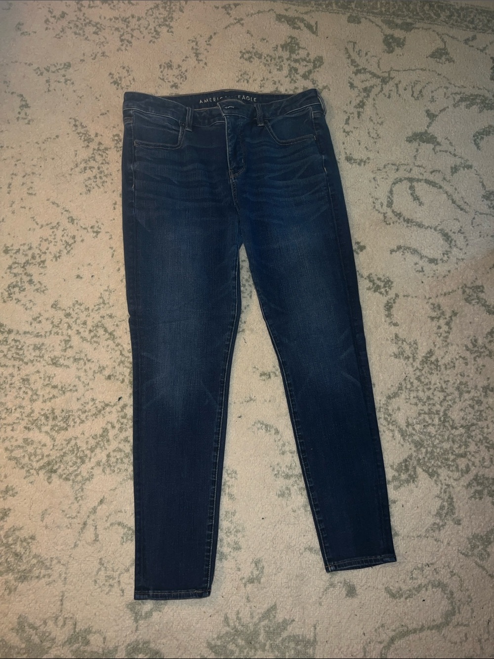 American Eagle Outfitters Dark Blue Skinny Jeans